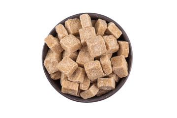 Cubes of brown sugar