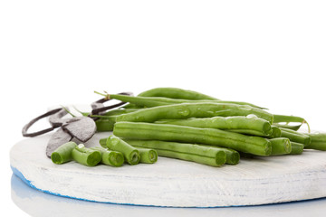Fresh green beans.