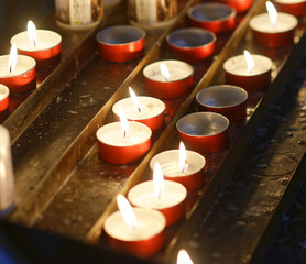 detail of candles