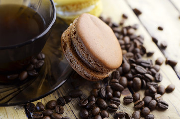 macaroons with coffee taste