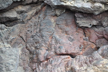 Lava Gestein auf Lanzarote