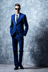 elegant tall man