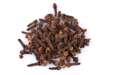 Cloves isolated on white background