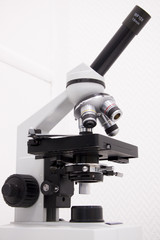 a close up of microscope