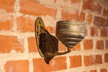 Fototapeta na wymiar Old wall lantern