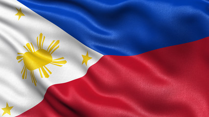Naklejka premium Flag of Philippines