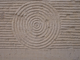 Historische Sandsteinwand