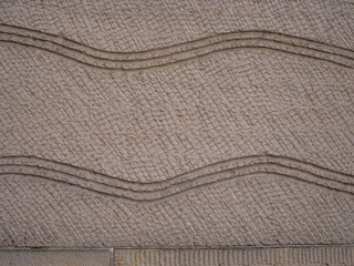 Historische Sandsteinwand