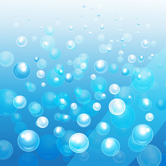 Bubbles in the water