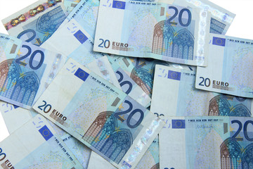 Twenty euro notes