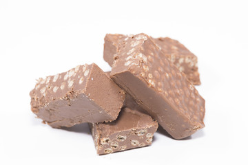 Turrón de chocolate.