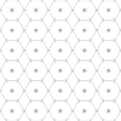 Abstract geometric pattern by lines and hexagons.  - 99208223