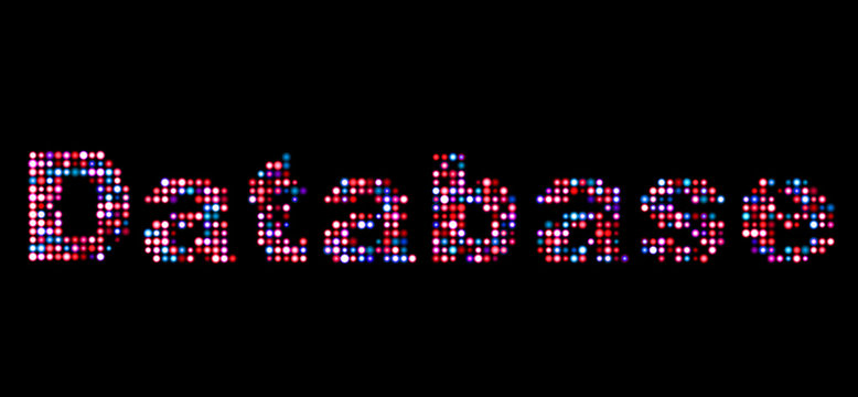 Database led text - Powered by Adobe