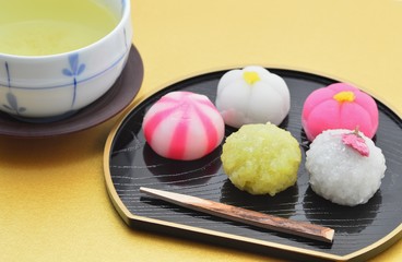 和菓子のティータイム