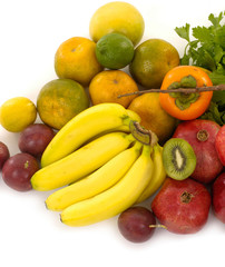 Various fresh healthy fruit 