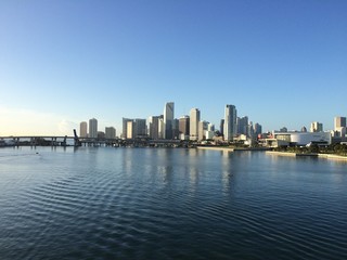 Fototapeta na wymiar downtown miami