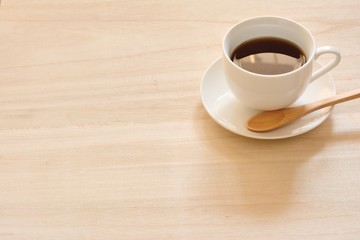 コーヒー　木目背景

