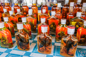 snake and scorpion rice wines