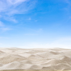 Sand dunes and sky