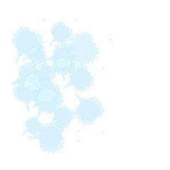 blue color drop vector illustration eps 10