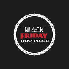 Black Friday Label