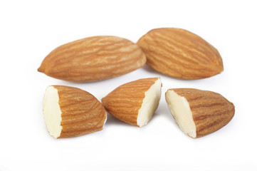 raw almond nuts