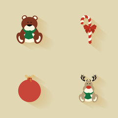 Cartoon Christmas Objects