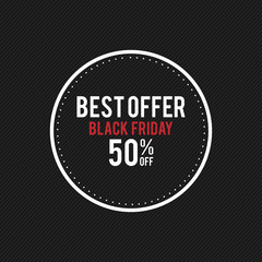Black Friday Label