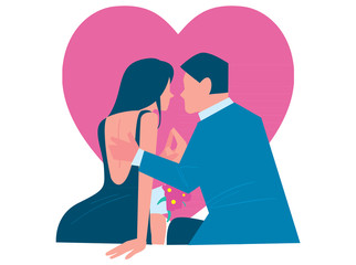 Valentine day love beautiful