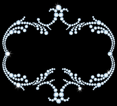 Vintage diamond frame