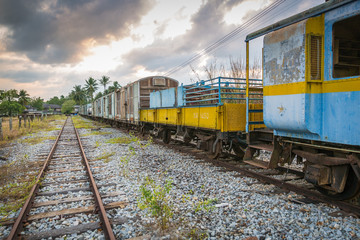 Fototapeta premium train Cemetery