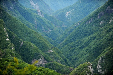 Off road in albanian mountains