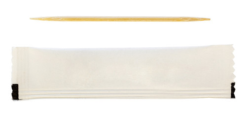 Bamboo toothpick in bag