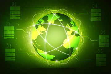 Obraz premium 3d rendering Globe