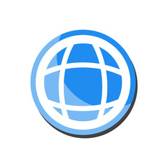 Obraz premium global icon vector illustration eps 10