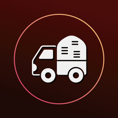 cargo truck icon