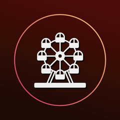 Ferris wheel icon