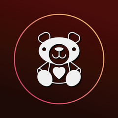 bear doll icon
