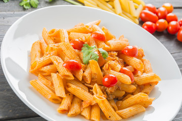 Penne pasta