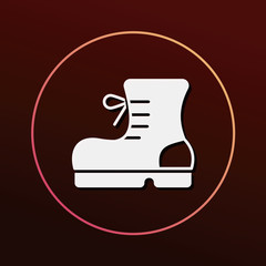 camping boot icon