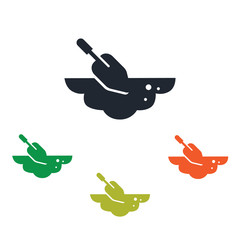 Digging the land icon