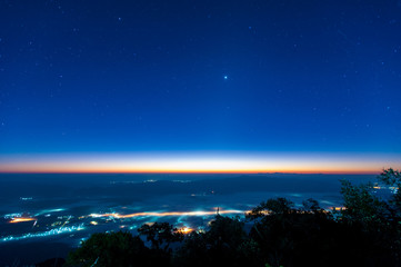 Fototapeta na wymiar Chiang Dao Mountain in Thailand