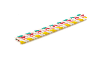 Fototapeta na wymiar colorful straw