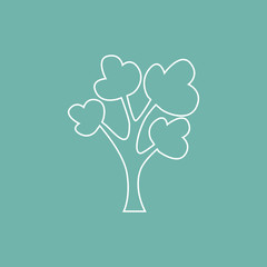 Deciduous tree icon