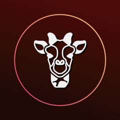 animal giraffe icon