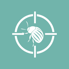 Poison from Colorado potato beetle icon