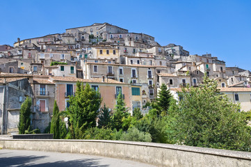 Fototapeta premium Panoramic view of Morano Calabro. Calabria. Italy.