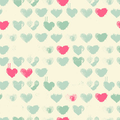 Vector seamless pattern with cat head