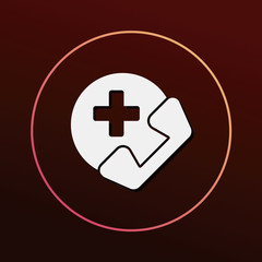 Obraz premium emergency call icon