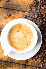 Obraz na płótnie Canvas Coffee beans, fresh coffee